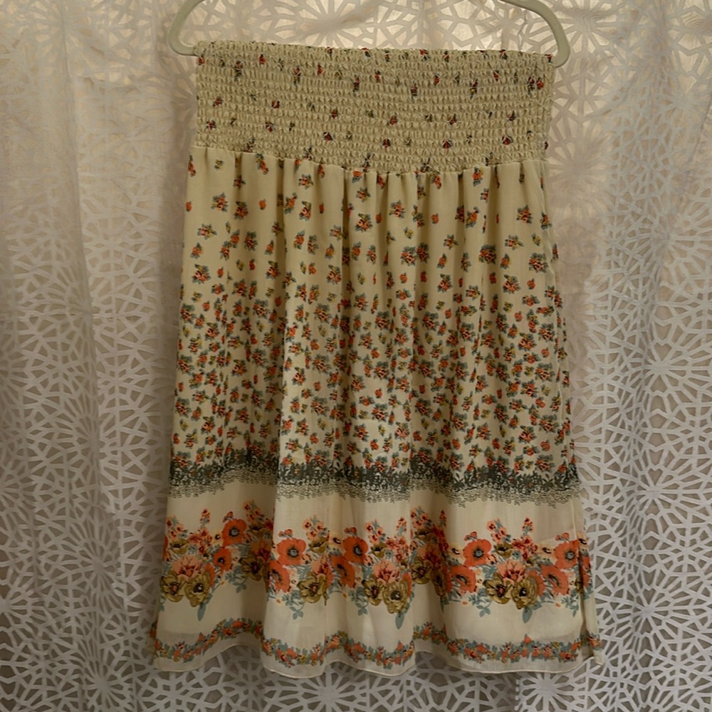 🌸 American Rag Floral Tube Dress